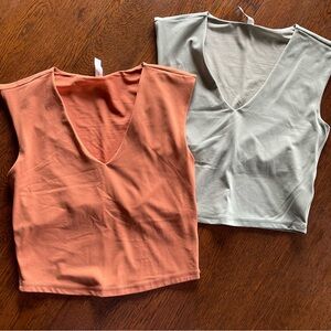 Athleta Transcend Cropped Tee Bundle